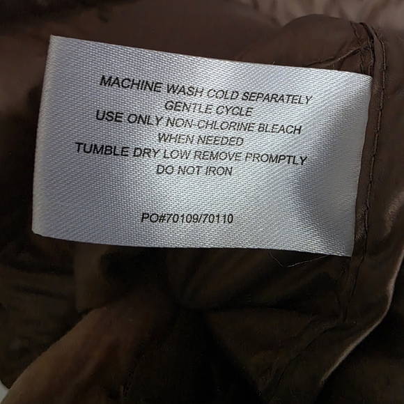 Down Feather Puffer Vest Martha Stewart Gold Gorpcore Outdoor Warm 1X - Picture 5 of 8